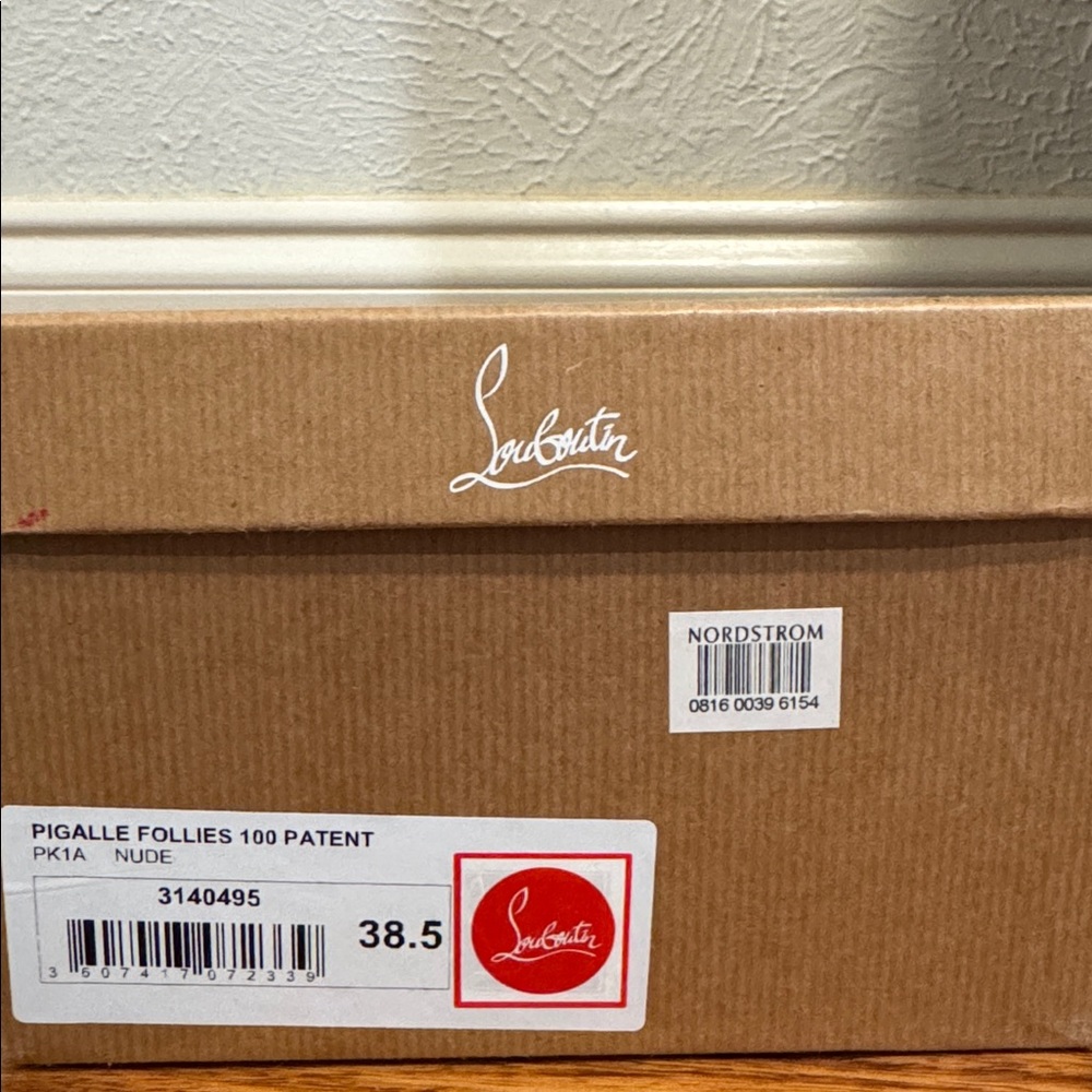 Christian Louboutin Pigalle Follies Heels Nude Patent Size 8.5US / 38.5EU - Picture 10 of 10